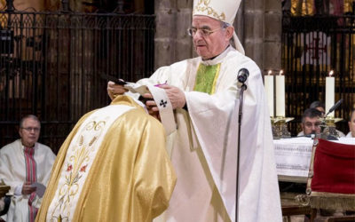 Imposición del palio a Mons. Juan José Omella, Arzobispo metropolitano de Barcelona