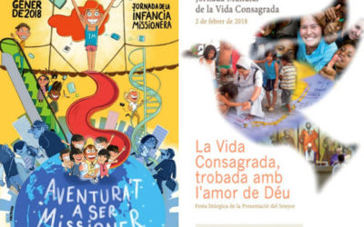 La Jornada de la Infància Missionera, la Jornada Mundial de la Vida Consagrada i el Moviment de gent gran «Vida Creixent»