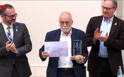 El economista Arcadi Oliveres, distinguido con el premio Constructores de Paz