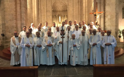 Encuentro de los Canónigos de Cataluña en La Seu d’Urgell