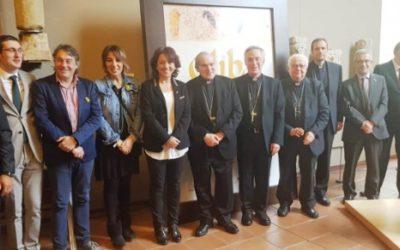 Inauguración de la exposición Oliba episcopus en Vic