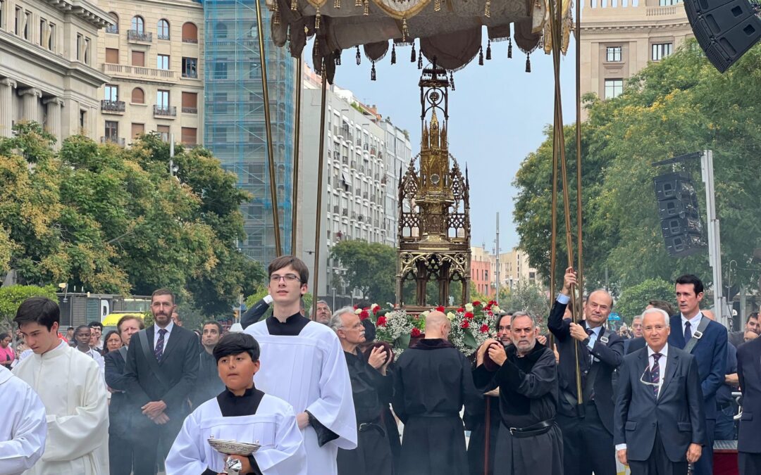 BARCELONA. Barcelona celebra la Solemnidad del Corpus Christi 2025