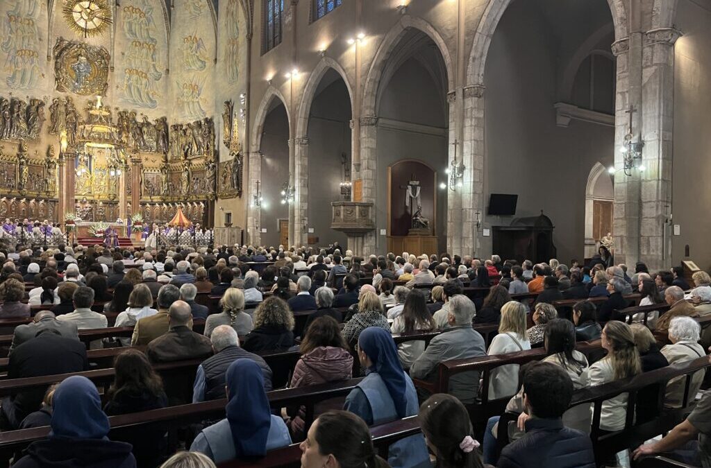 TERRASSA. La Catedral de Terrassa acoge una Misa funeral por el papa Francisco