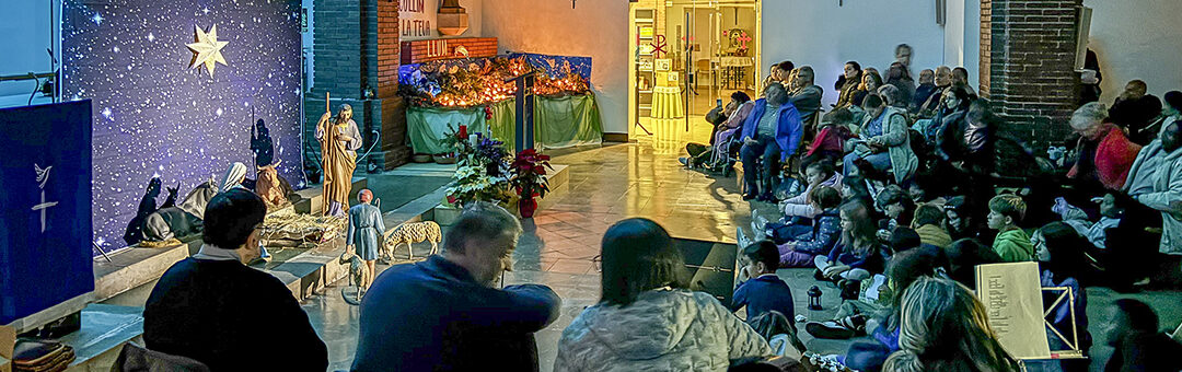 TARRAGONA. Més de dues-centes persones acullen la Llum de la Pau de Betlem a la Parròquia de Sant Josep Obrer de Torreforta