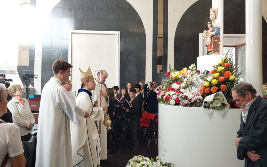 URGELL. Celebració de la Festa de Meritxell, al Santuari-Basílica, presidida per Mons. Josep-Lluís Serrano
