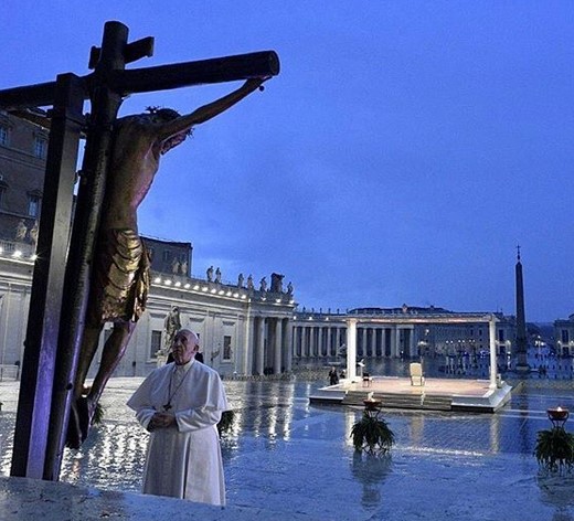 Homilia del Papa Francisco en la oración del viernes 27 de marzo