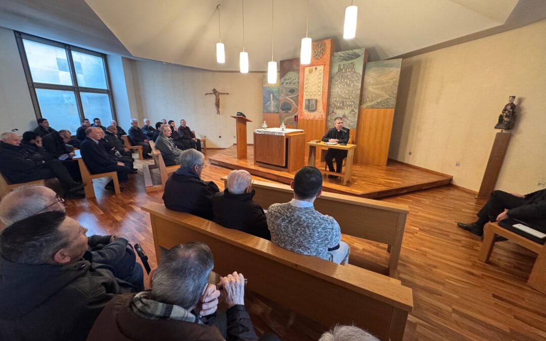 URGELL. El Bisbe d’Urgell predica el Recés d’Advent per a preveres i diaques