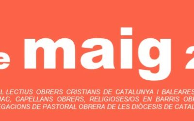 Manifest dels moviments i col·lectius obrers cristians de Catalunya i Balears