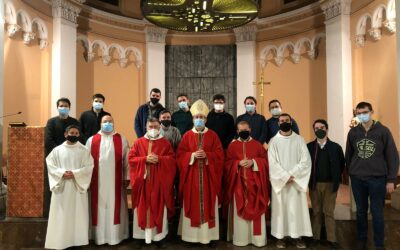 El bisbe Xavier Vilanova presideix l’Eucaristia al Seminari Interdiocesà