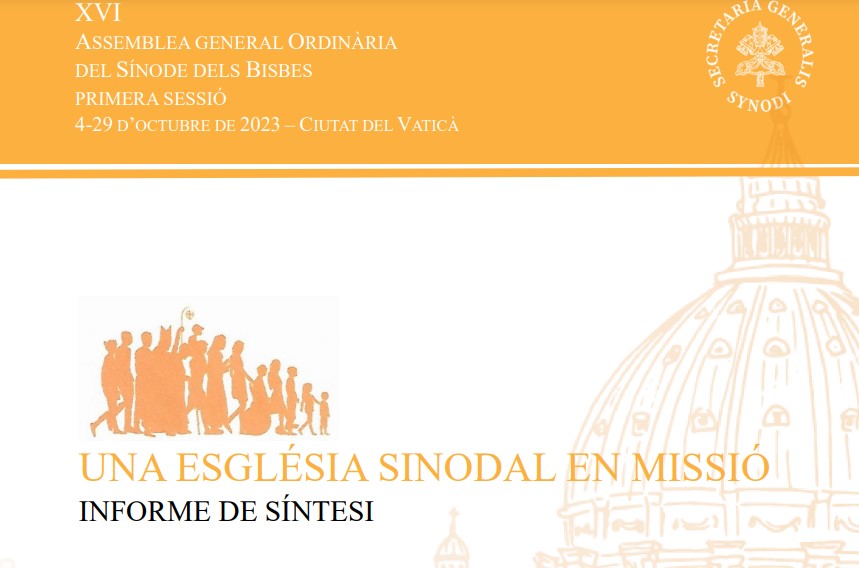 «Una Església sinodal en missió», informe de síntesi de la XVI Assemblea General Ordinària del Sínode dels Bisbes
