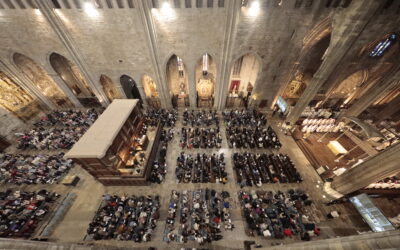 Un miler i mig de persones donen la benvinguda a fra Octavi Vilà com a nou bisbe de Girona