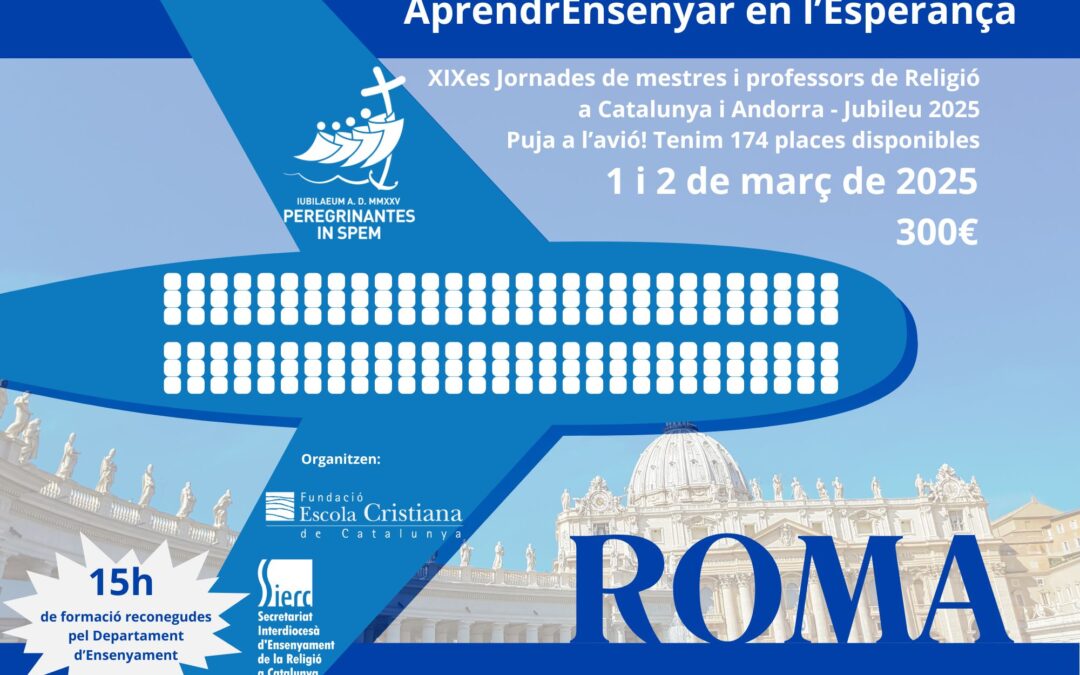 Mestres i professors catòlics organitzen un pelegrinatge a Roma pel Jubileu