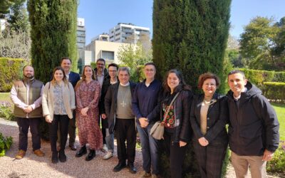 Emili Pacheco i Raquel Parici, nous secretari i tresorera del SIMCOS