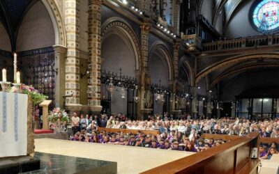 Montserrat acull la 38a Trobada Interdiocesana de Vida Creixent amb més de 800 participants