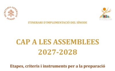Cap a l’Assemblea eclesial de l’octubre de 2028