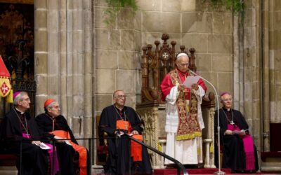 El papa Lleó XIV visita la Catedral de Barcelona en la seva primera parada a Catalunya